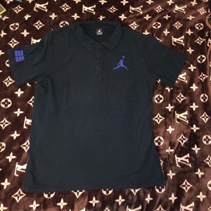 EUC Air Jordan Space Jam 11’s Collard Shirt!